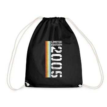 Limited Edition Retro 2005 - Drawstring Bag - black - Front