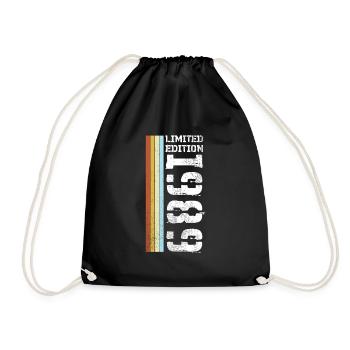 Limited Edition Retro 1989 - Turnbeutel - Schwarz - Vorne