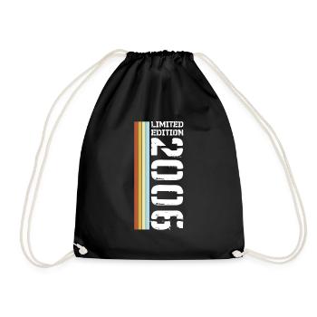 Limited Edition Retro 2006 - Drawstring Bag - black - Front