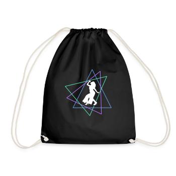 Sing - Drawstring Bag - black - Front
