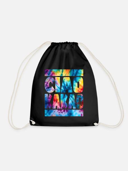 Ciao Kakao Hippie Batik - Turnbeutel - Schwarz