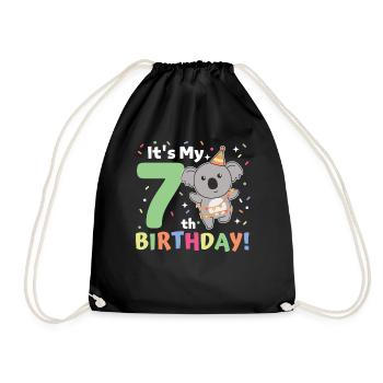 Koala pour les enfants de 7 ans - Sac de sport léger - noir - Devant