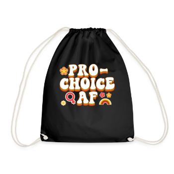 Féministe Pro-Choice Af - Sac de sport léger - noir - Devant
