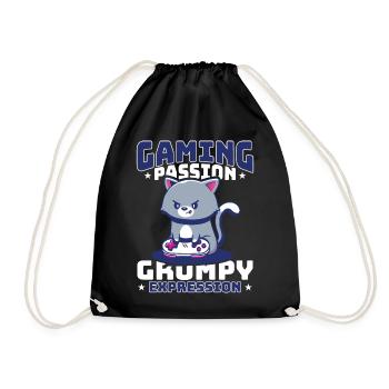 Jeux, Jeux d’argent, Jeux vidéo, Gamer - Sac de sport léger - noir - Devant