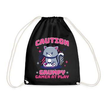 Jeux, Jeux d’argent, Jeux vidéo, Gamer - Sac de sport léger - noir - Devant