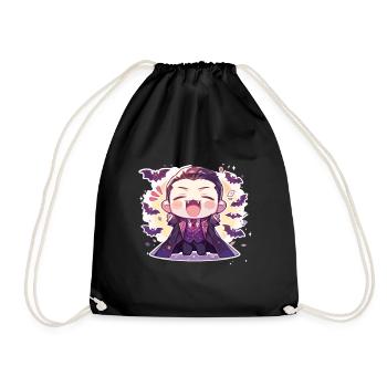 Vampire - Drawstring Bag - black - Front