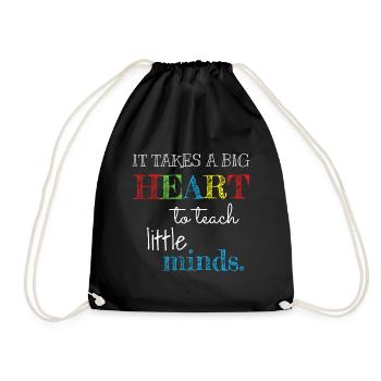 Enseignant - Cadeau d’appréciation de l’enseignant - Enseignant - Sac de sport léger - noir - Devant