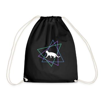 Chat - Sac de sport léger - noir - Devant