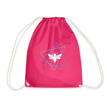 Abeille - Sac de sport léger - fuchsia - Devant