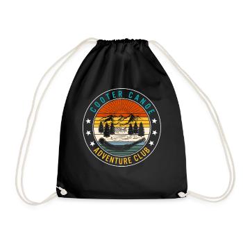 Chemise d’infirmière, tee-shirt d’infirmière autorisée, canoë à foulque - Sac de sport léger - noir - Devant