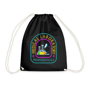 Chemise scientifique, Professionnels de laboratoire médical - Sac de sport léger - noir - Devant