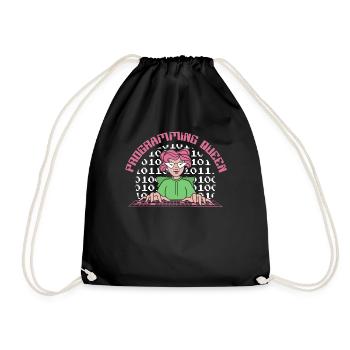 Reine de la programmation Développeur de logiciels - Sac de sport léger - noir - Devant