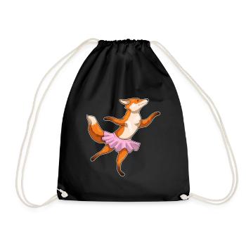 Fox Ballerina Ballet Dance - Sac de sport léger - noir - Devant