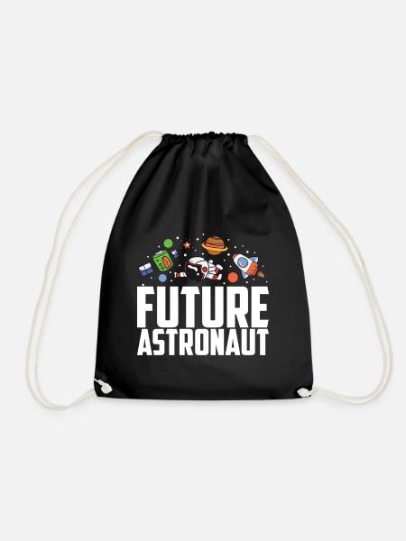 Astronaut Kinder Raumfahrt - Turnbeutel - Schwarz