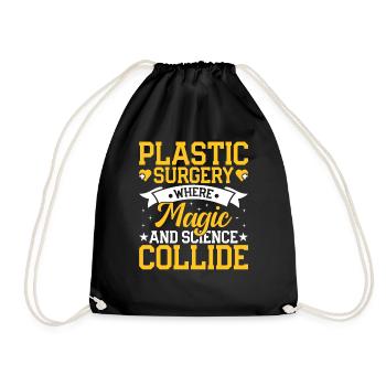 Plastic Surgery Science of Surgery - Drawstring Bag - black - Front