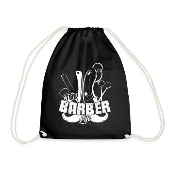 Barber The Barber Life - Drawstring Bag - black - Front