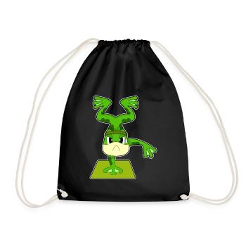Gymnastique d’entraînement sur le poirier de grenouille - Sac de sport léger - noir - Devant
