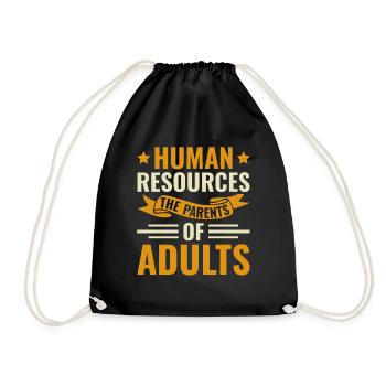 Human Resources The Parents of Adults - HR - Drawstring Bag - black - Front