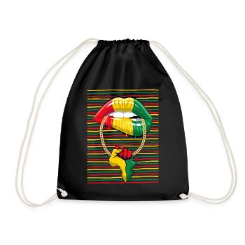 Chemise Black Lives Matter, Juneteenth Women - Sac de sport léger - noir - Devant