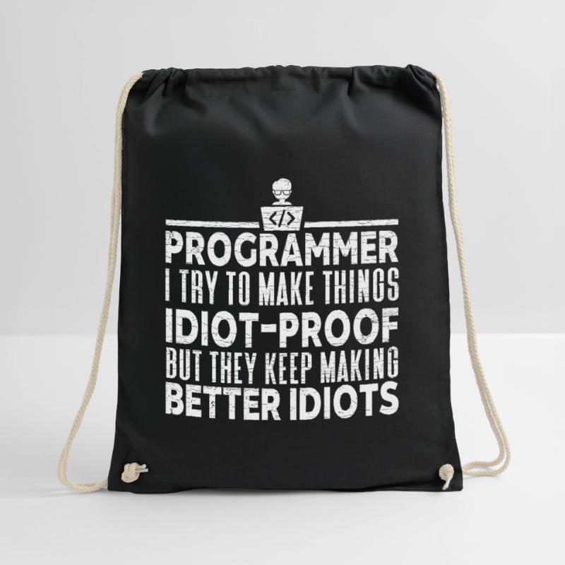 Informatiker Programmierer Coder Turnbeutel