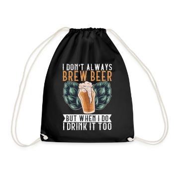 Beer Brewer Beer Brewing - Drawstring Bag - black - Front