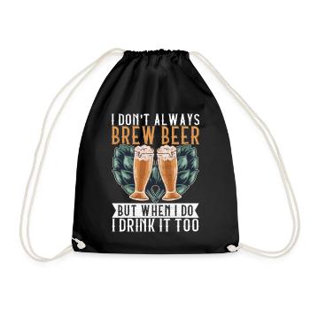 Beer Brewer Beer Brewing - Drawstring Bag - black - Front