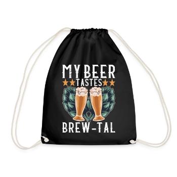Beer Brewer Beer Brewing - Drawstring Bag - black - Front