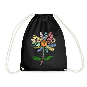 Occupational Therapy Shirt, Occupational Therapy - Drawstring Bag - black - Front