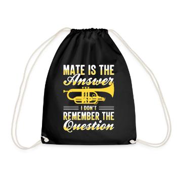Mellophonist Musical Instrument Orchestra - Drawstring Bag - black - Front