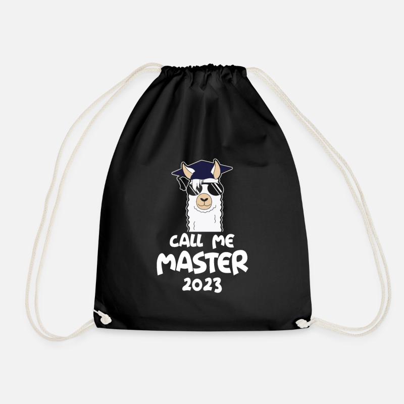 Call me Master 2023 - Turnbeutel - Schwarz