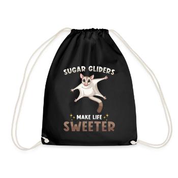 Sugar Glider Dicton - Sac de sport léger - noir - Devant