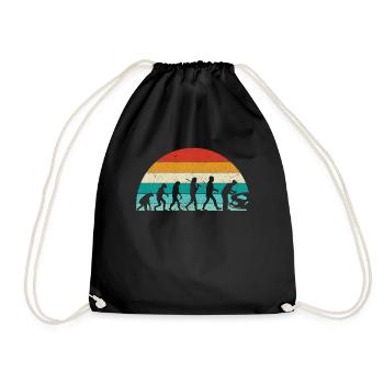 Retro Evolution Mechanic - Mechatronics Technician - Drawstring Bag - black - Front
