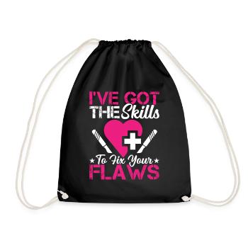 Plastic Surgeon Fix Your Mistakes - Drawstring Bag - black - Front