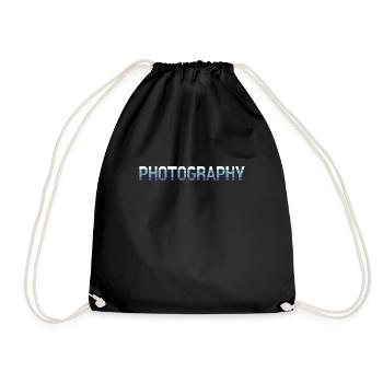 Fotografie - Turnbeutel - Schwarz - Vorne