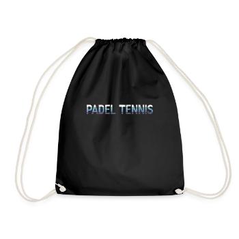 Padel Tennis - Drawstring Bag - black - Front