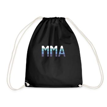 MMA - Drawstring Bag - black - Front
