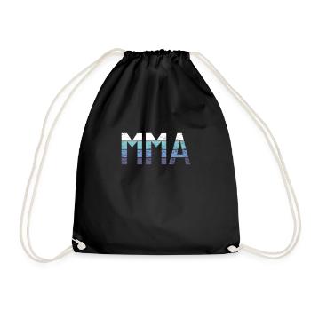 MMA - Drawstring Bag - black - Front