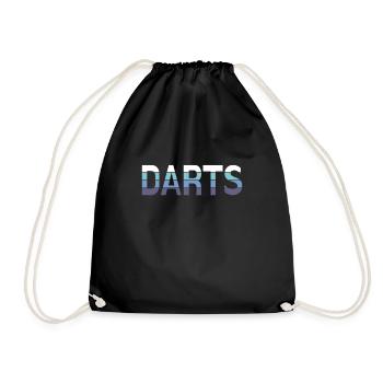 Darts - Turnbeutel - Schwarz - Vorne