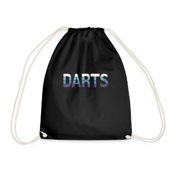Darts - Turnbeutel - Schwarz - Vorne
