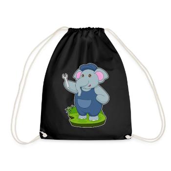 Atelier de clé mécanique pour éléphants - Sac de sport léger - noir - Devant