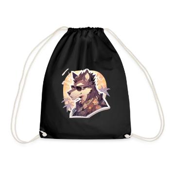 Chiens Chien Propriétaire Chien Amoureux Animal - Sac de sport léger - noir - Devant