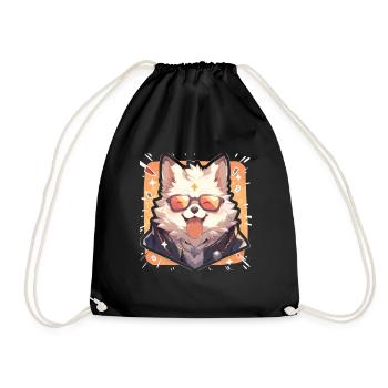 Chiens Chien Propriétaire Chien Amoureux Animal - Sac de sport léger - noir - Devant