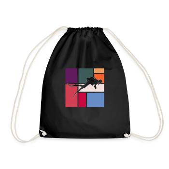 Plonger - Sac de sport léger - noir - Devant