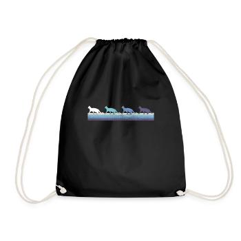 Chat - Sac de sport léger - noir - Devant