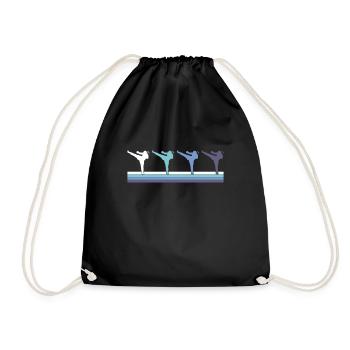 Martial arts - Drawstring Bag - black - Front