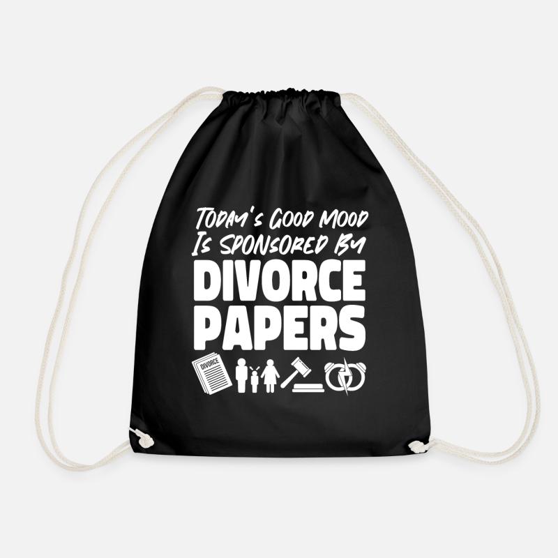 Happy Divorce Party Today's Good - Turnbeutel - Schwarz