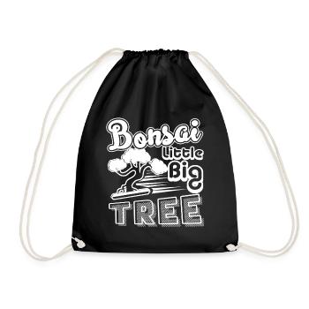 Bonsai Bonsai Little Big Tree - Drawstring Bag - black - Front