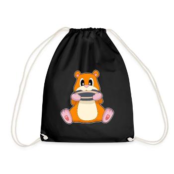 Hamster Seeds - Drawstring Bag - black - Front