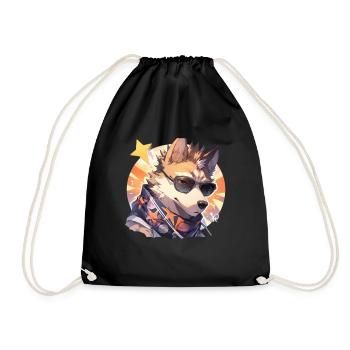 Chiens Chien Propriétaire Chien Amoureux Animal - Sac de sport léger - noir - Devant
