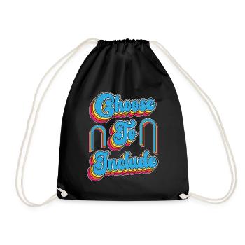 IEP Choose To Include Special Education Teacher - Drawstring Bag - black - Front